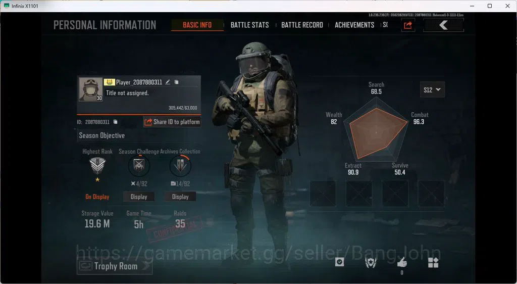 Arena Breakout Accounts MOBILE Lvl 30 |SV 19,6M |CV 8,6M|MORE SKIN,SC DOKU image 1