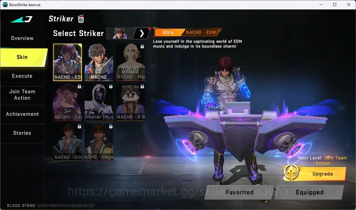 Blood Strike Accounts ASIA | 1 AOT | 4 Ultra Guns | 2 TR Strikers | 3 Ul image 10