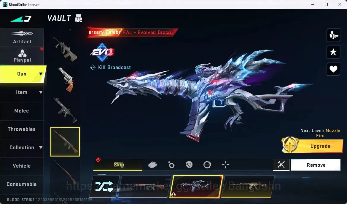 Blood Strike Accounts ASIA | 1 AOT | 4 Ultra Guns | 2 TR Strikers | 3 Ul image 5