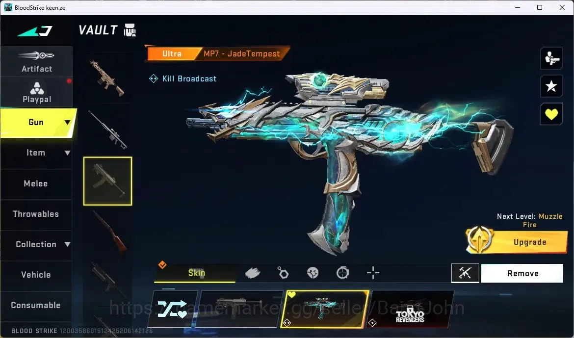 Blood Strike Accounts ASIA | 1 AOT | 4 Ultra Guns | 2 TR Strikers | 3 Ul image 7
