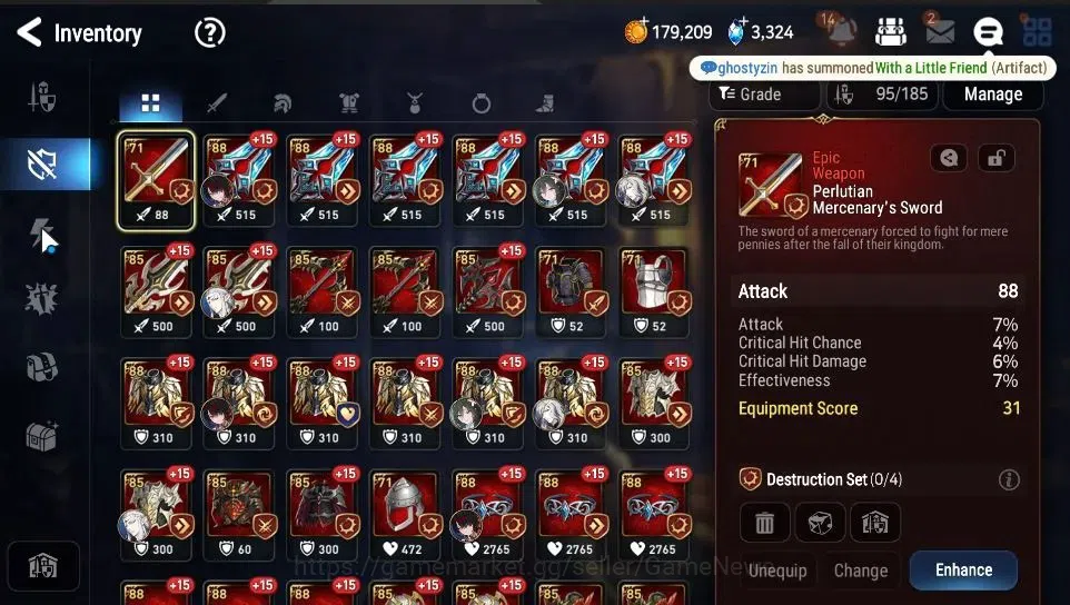 Epic Seven Accounts GLOBAL|UnVerif|New Era|5 ML(BHwayoung,Harsetti,Str image 16