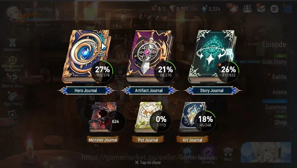 Epic Seven Accounts GLOBAL|UnVerif|New Era|5 ML(BHwayoung,Harsetti,Str image 3