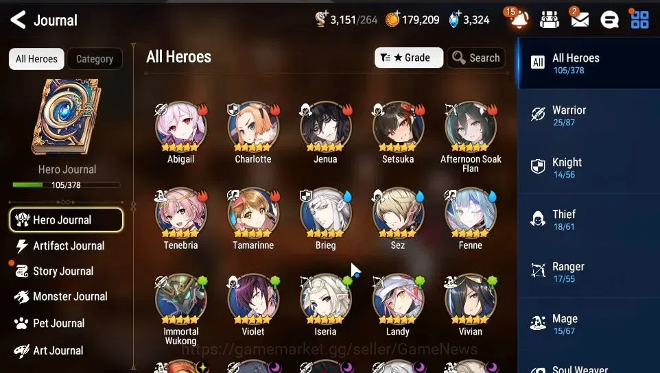 Epic Seven Accounts GLOBAL|UnVerif|New Era|5 ML(BHwayoung,Harsetti,Str image 5