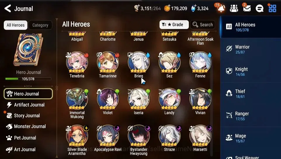 Epic Seven Accounts GLOBAL|UnVerif|New Era|5 ML(BHwayoung,Harsetti,Str image 6