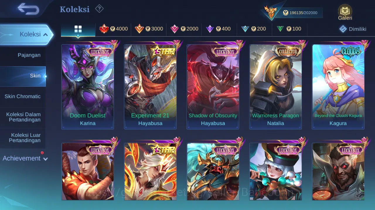 Mobile Legends: Bang Bang Accounts GLOBAL Hero 132 Skin 462 | Legend Franco Alu | Asp image 11
