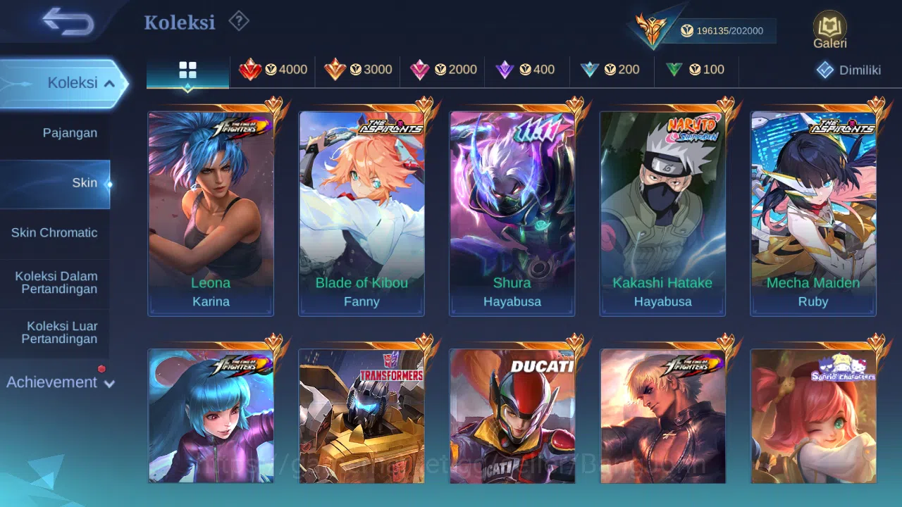 Mobile Legends: Bang Bang Accounts GLOBAL Hero 132 Skin 462 | Legend Franco Alu | Asp image 15
