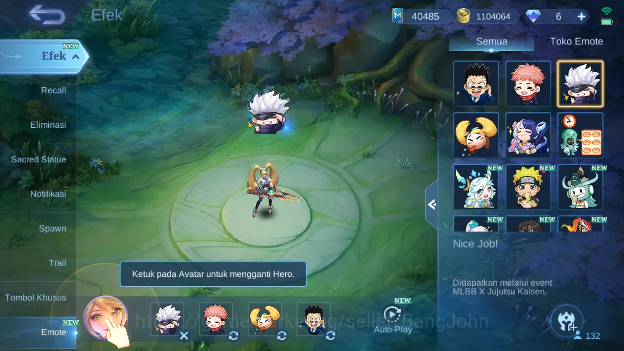Mobile Legends: Bang Bang Accounts GLOBAL Hero 132 Skin 462 | Legend Franco Alu | Asp image 5