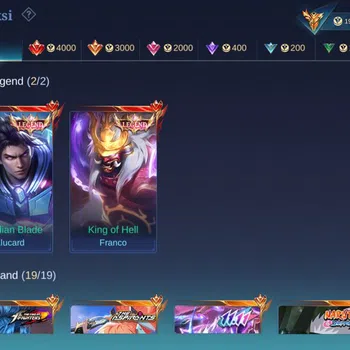 Mobile Legends: Bang Bang Collector GLOBAL Hero 132 Skin 462 | Legend Franco Alu | Asp image 1