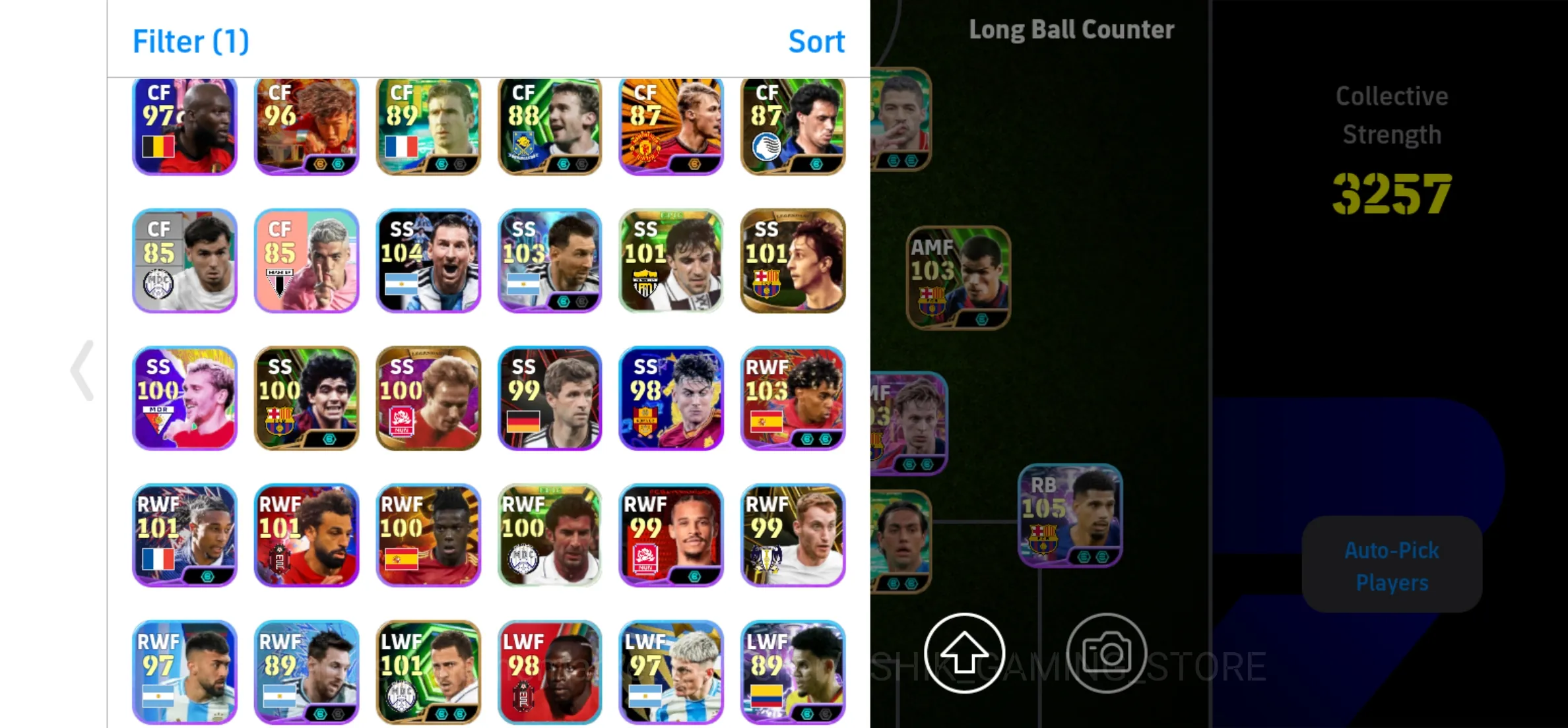 Buy eFootball Accounts - eFootball 2026 Mobile Account | 3257 Team