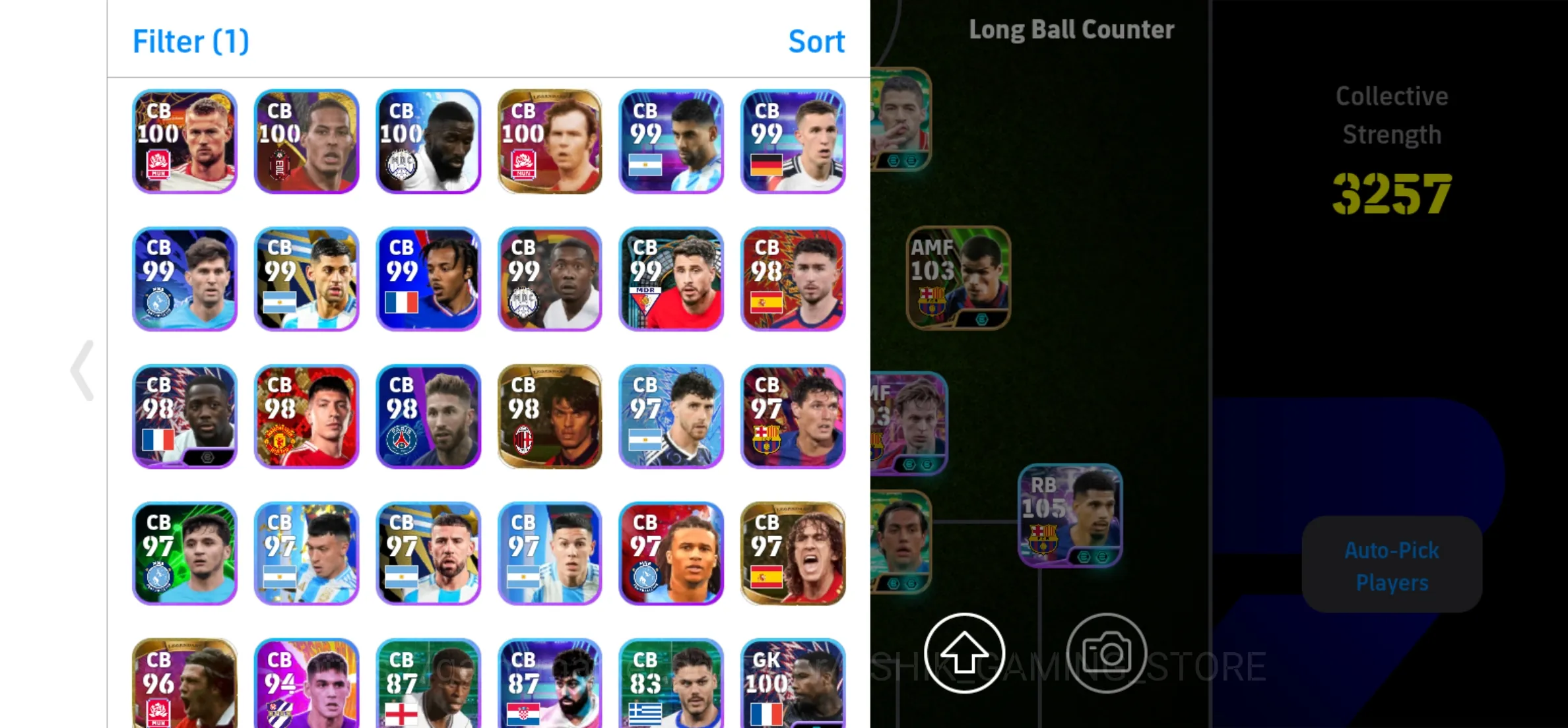 Buy eFootball Accounts - eFootball 2026 Mobile Account | 3257 Team