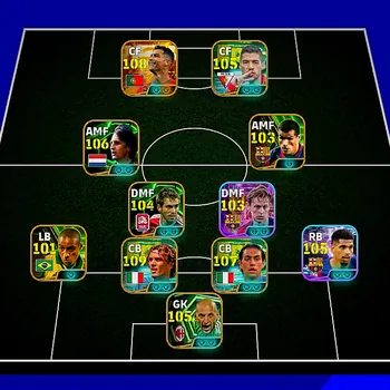 eFootball Accounts Legends & Iconic Players eFootball 2026 Mobile Account | 3257 Team Strength | 108 Rated Players | 105