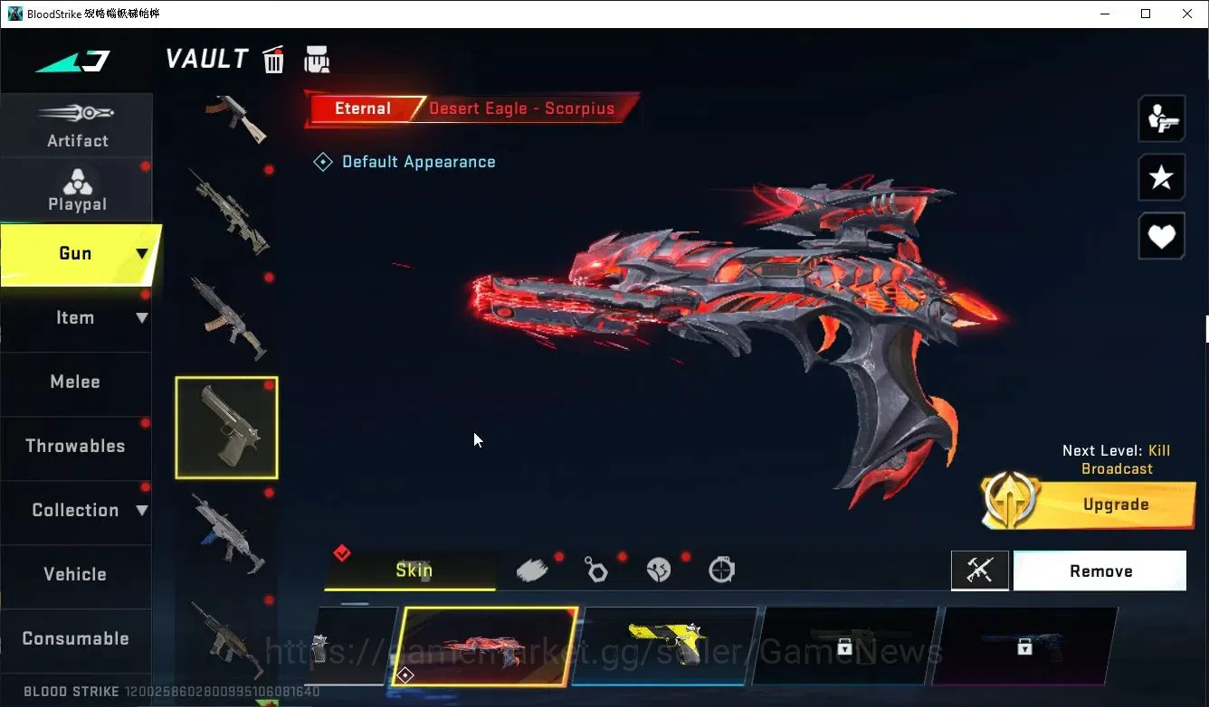 Blood Strike Accounts ASIA|ETERNAL DEagle-Scorpius|9 ULTRA[M4A1,Vector,U image 6