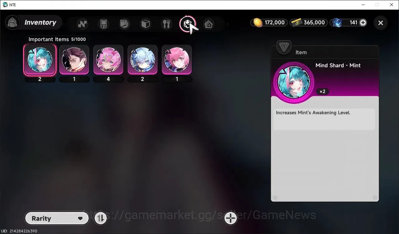 Neverness to Everness Accounts Global EU|HL 3|2 S Class|1 Limited (Shinku) + (Jiuyuan)+1 S-Class Selector Box|Selector ON|2 10