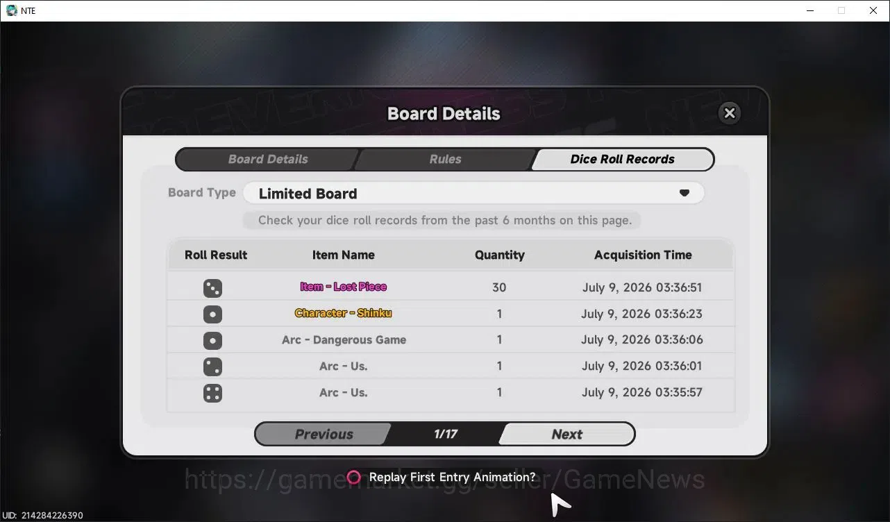 Neverness to Everness Accounts Global EU|HL 3|2 S Class|1 Limited (Shinku) + (Jiuyuan)+1 S-Class Selector Box|Selector ON|2 6