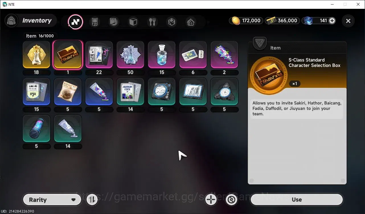 Neverness to Everness Accounts Global EU|HL 3|2 S Class|1 Limited (Shinku) + (Jiuyuan)+1 S-Class Selector Box|Selector ON|2 8
