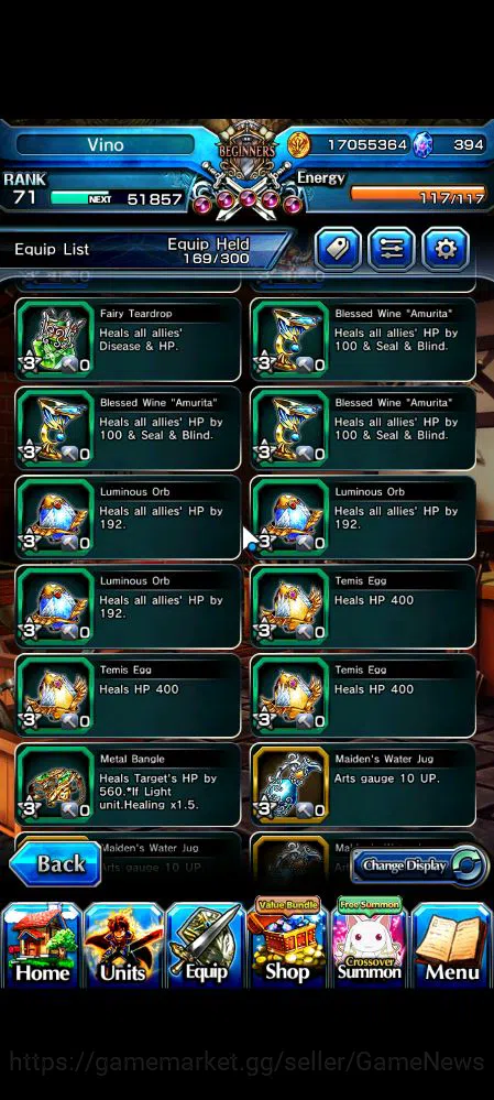 Grand Summoners Accounts Global|Rank 71|21 Ascend|RoyTW,Summer (MiyuTW,Luvi image 12