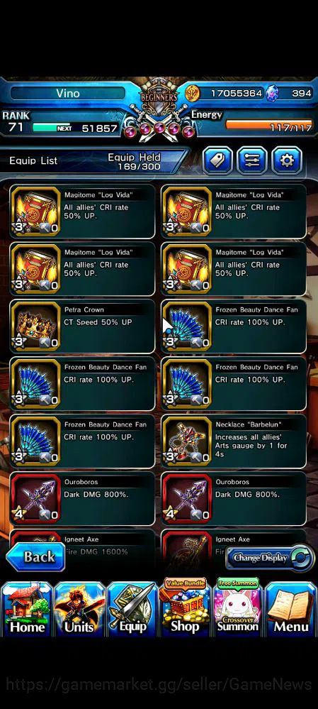 Grand Summoners Accounts Global|Rank 71|21 Ascend|RoyTW,Summer (MiyuTW,Luvi image 14