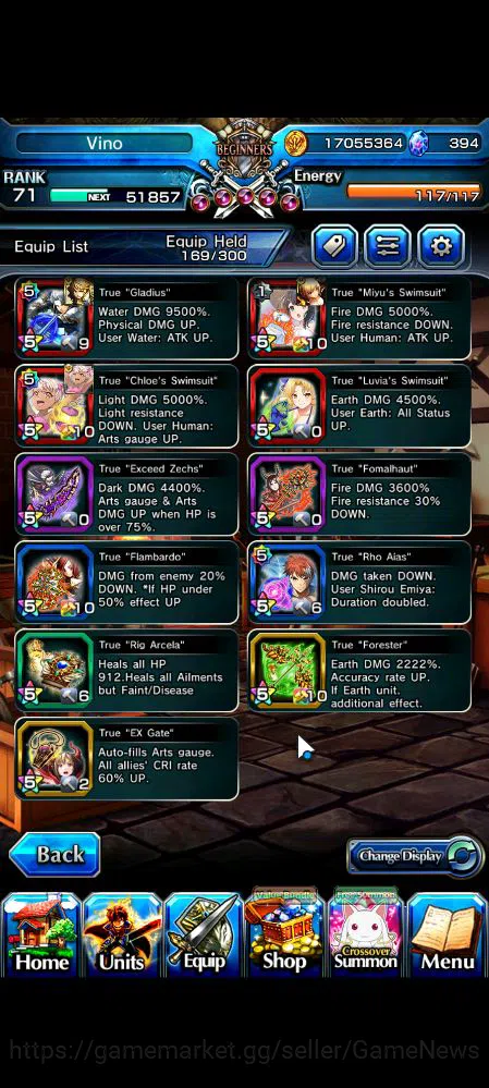 Grand Summoners Accounts Global|Rank 71|21 Ascend|RoyTW,Summer (MiyuTW,Luvi image 6