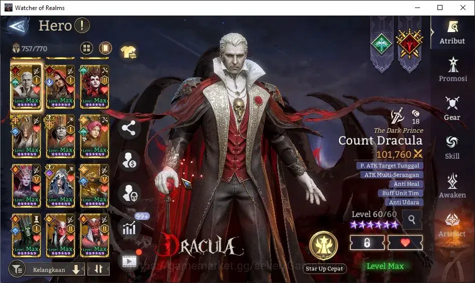 Watcher of Realms Accounts GLOBAL 60x|11,6M Power|20 Lord[IngridA5,ValderonA4 image 17