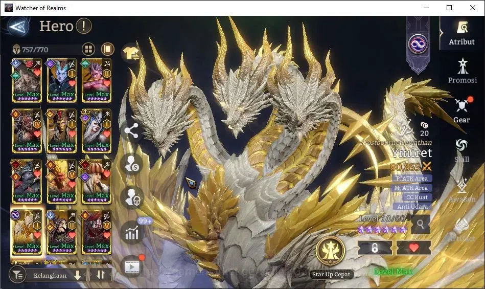 Watcher of Realms Accounts GLOBAL 60x|11,6M Power|20 Lord[IngridA5,ValderonA4 image 19