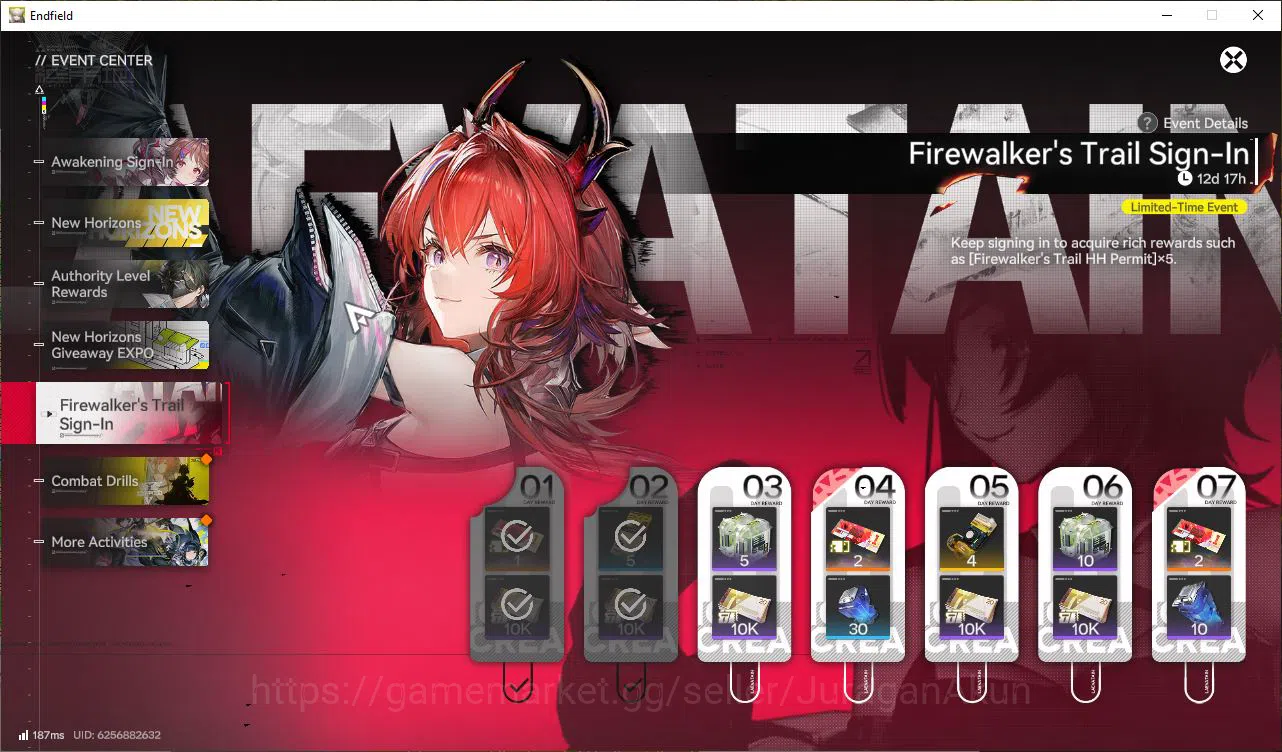 Arknights: Endfield Accounts NA/EU LVL2|Day2 Login|MetaSSR Solo Laevatain + 6SR Operators|Log Gryplink|Take 8