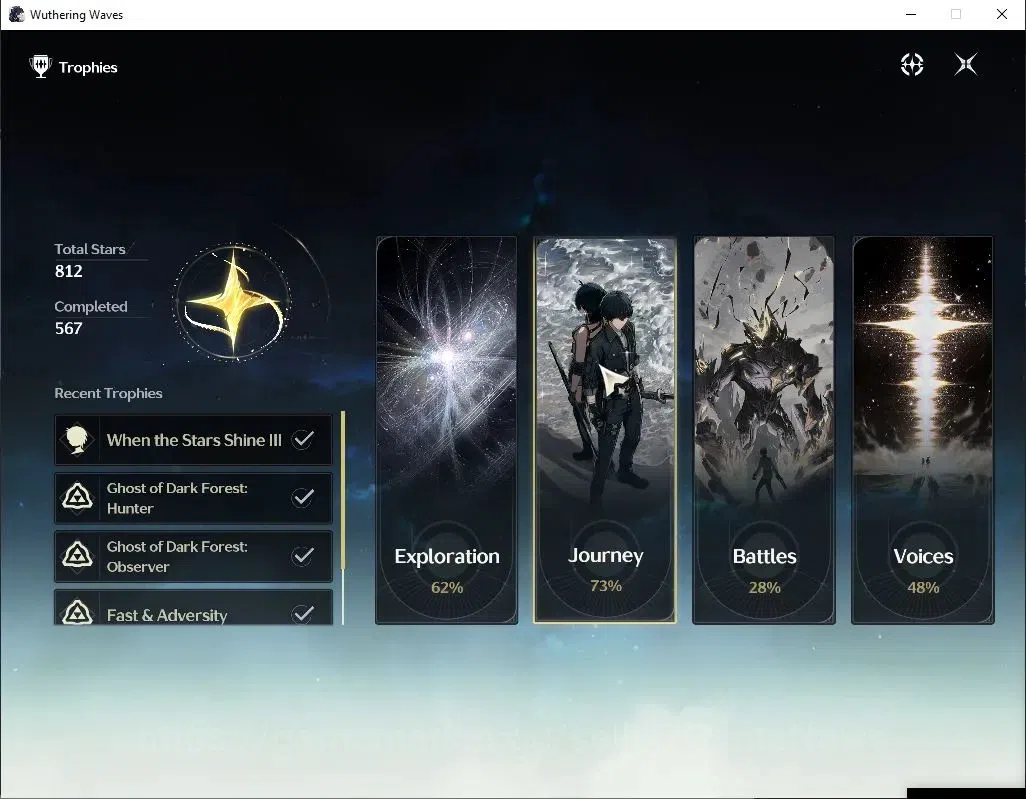 Wuthering Waves Accounts Mid-Game SEA |UL 49|2 Limited| Yangyang: Xuanling RC 6 + Signature, Rebecca |DB Lvl 30|MC Male|Log 10