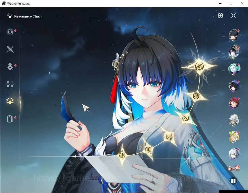 Wuthering Waves Accounts Mid-Game SEA |UL 49|2 Limited| Yangyang: Xuanling RC 6 + Signature, Rebecca |DB Lvl 30|MC Male|Log 3
