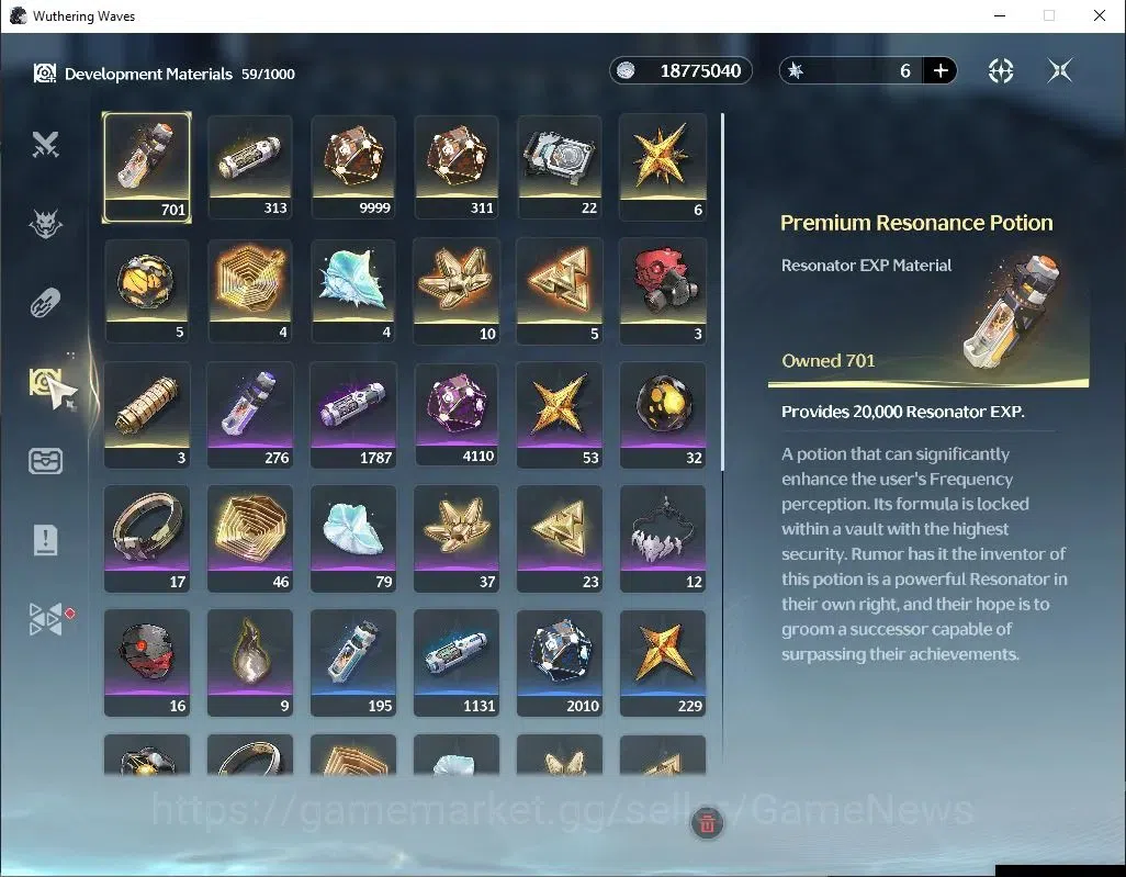 Wuthering Waves Accounts Mid-Game SEA |UL 49|2 Limited| Yangyang: Xuanling RC 6 + Signature, Rebecca |DB Lvl 30|MC Male|Log 7