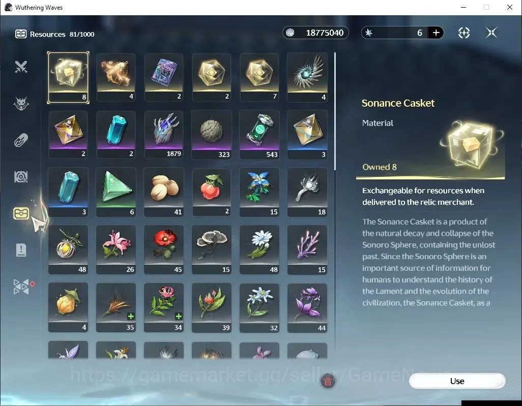 Wuthering Waves Accounts Mid-Game SEA |UL 49|2 Limited| Yangyang: Xuanling RC 6 + Signature, Rebecca |DB Lvl 30|MC Male|Log 8