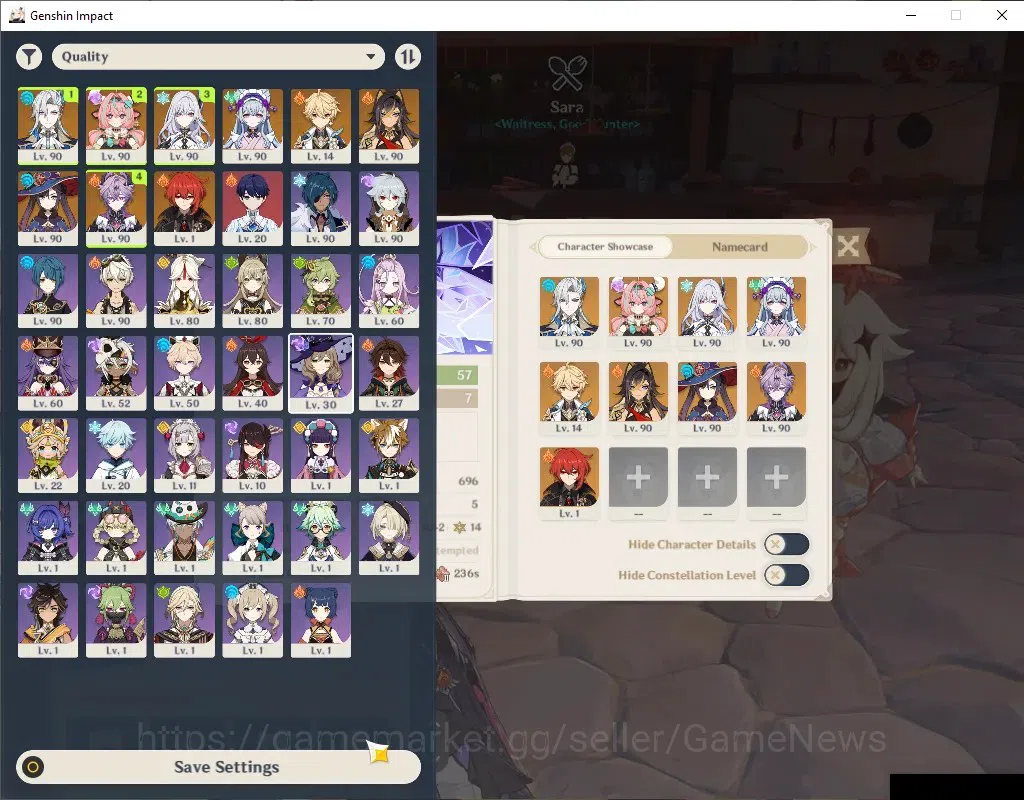 Genshin Impact Accounts ASIA|AR 57|4 Limited + 3 (*5Weapon)|Neuvilette,Ski image 1
