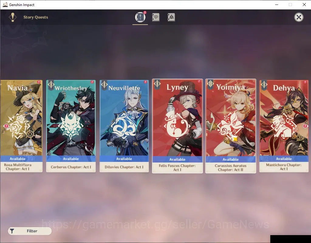 Genshin Impact Accounts ASIA|AR 57|4 Limited + 3 (*5Weapon)|Neuvilette,Ski image 17