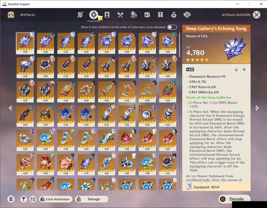 Genshin Impact Accounts ASIA|AR 57|4 Limited + 3 (*5Weapon)|Neuvilette,Ski image 4