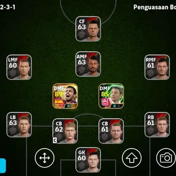 eFootball Accounts Legends & Iconic Players Mobile|PW 1977|New Rodri Big T, Lionel Messi Show T, Mark Van Bommel Epic