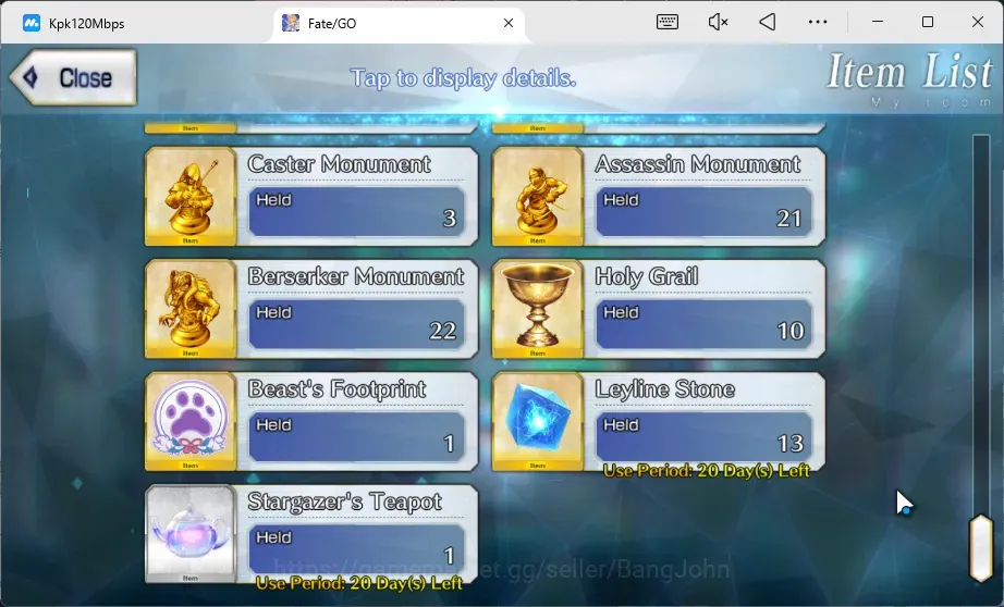 Fate-Grand Order Accounts NA|Lv108|BD Unset|5 SSR|Zhuge Liang,Saber,First Hassan|SQ 350,SQF 2|FG011B 1