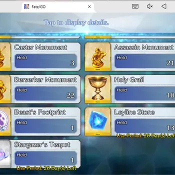 Fate-Grand Order Accounts NA|Lv108|BD Unset|5 SSR|Zhuge Liang,Saber,First Hassan|SQ 350,SQF 2|FG011B