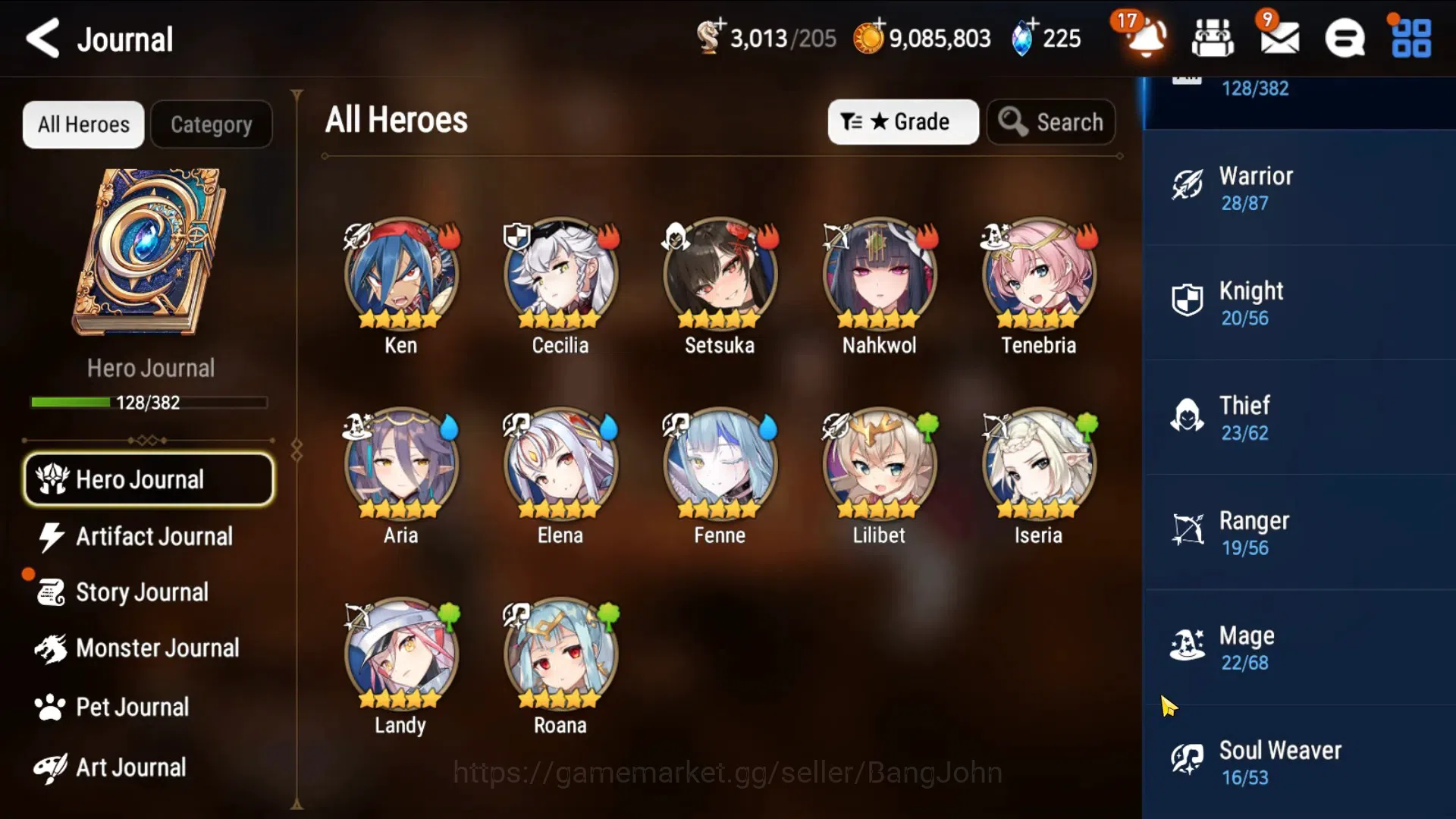 Epic Seven Accounts Starter Global | Best Starter 6 ML(SN Yulha,NM Luna,Harsetti,DB Senya,Etc.)|Newbie ON|PoH+Bless ON 15