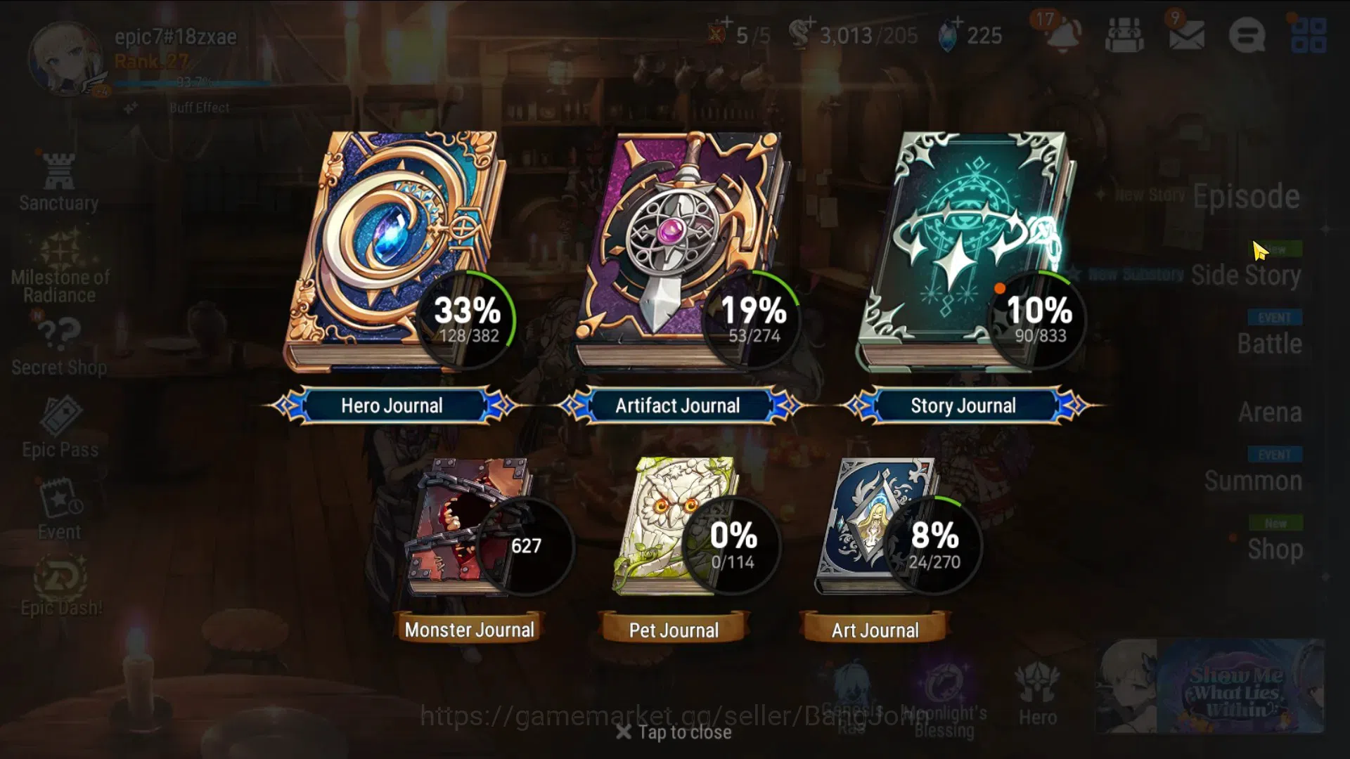 Epic Seven Accounts Starter Global | Best Starter 6 ML(SN Yulha,NM Luna,Harsetti,DB Senya,Etc.)|Newbie ON|PoH+Bless ON 17