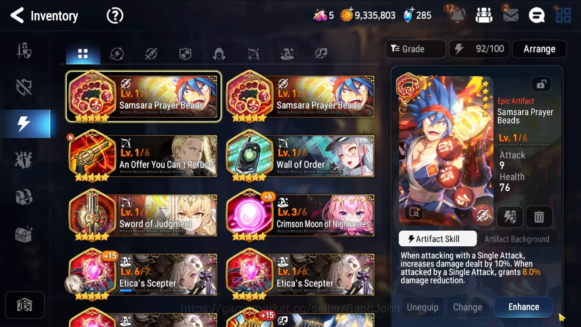 Epic Seven Accounts Starter Global | Best Starter 6 ML(SN Yulha,NM Luna,Harsetti,DB Senya,Etc.)|Newbie ON|PoH+Bless ON 3