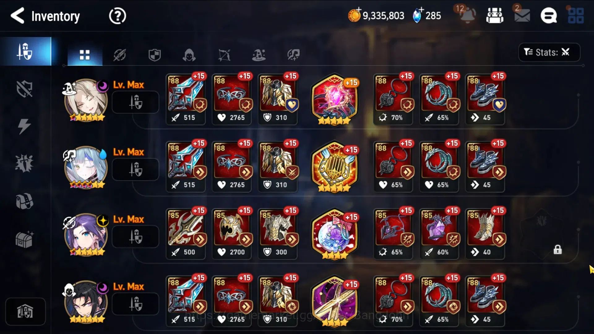 Epic Seven Accounts Starter Global | Best Starter 6 ML(SN Yulha,NM Luna,Harsetti,DB Senya,Etc.)|Newbie ON|PoH+Bless ON 5