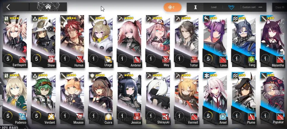Arknights Accounts Lv 2|53 Operators + 1 Skin|4k Orundum|1 Limited|[S image 10