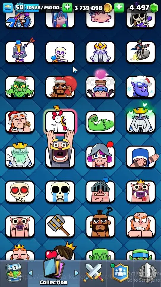 Clash Royale Accounts Lv 50|Trophy 11030|Limited Skin|KTL 14|4 Hero 7 EV image 13