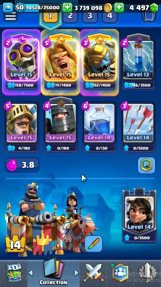 Clash Royale Accounts Lv 50|Trophy 11030|Limited Skin|KTL 14|4 Hero 7 EV image 4