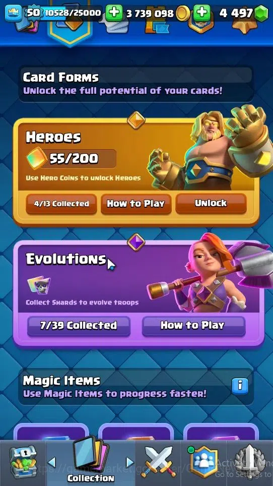 Clash Royale Accounts Lv 50|Trophy 11030|Limited Skin|KTL 14|4 Hero 7 EV image 5