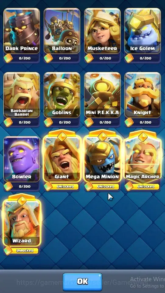 Clash Royale Accounts Lv 50|Trophy 11030|Limited Skin|KTL 14|4 Hero 7 EV image 6