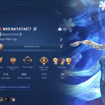 Honor of Kings Accounts Rare Skin Global Hero 111 Skin 84: Flawless Elsa Frozen,3 Blessed (Charlotte,Mai,Nako) 5LNY26