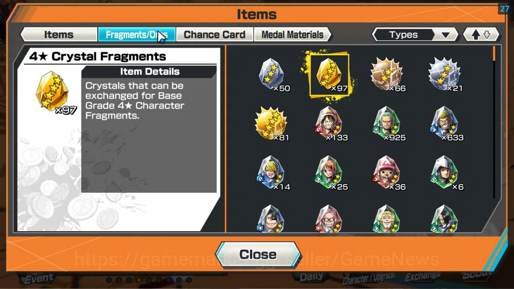 One Piece Bounty Rush Accounts Global|5 EX| HERO D.Grap,T4Emperors Shanks,Seraphi image 9