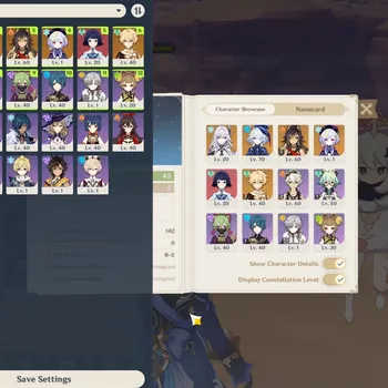 Genshin Impact Accounts Mid Game ASIA|AR 45|2 Limited + 2(*5 Weapon)|Furina+Signature,Skirk|2 Std Character|Male MC|Take
