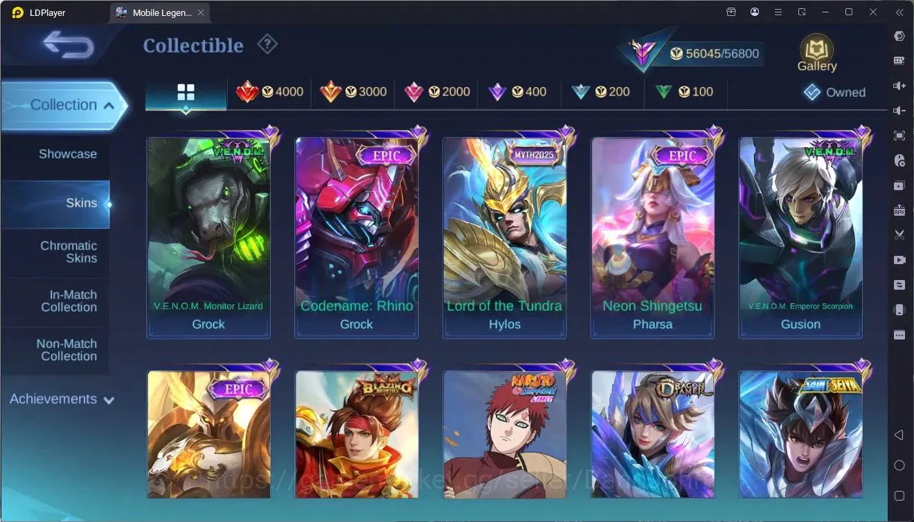 Mobile Legends: Bang Bang Accounts Global|Hero 132|Skin 270|Renowned|KOF Krina|CC Nat image 12