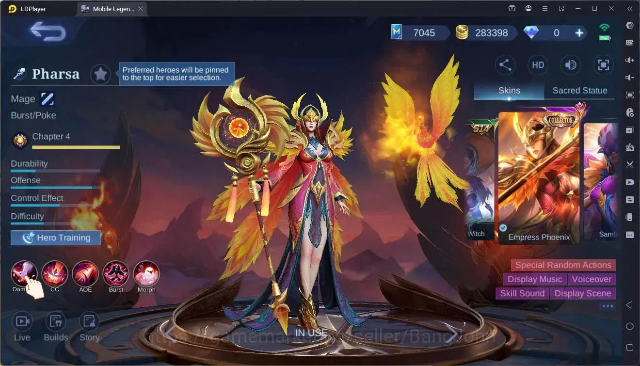 Mobile Legends: Bang Bang Accounts Global|Hero 132|Skin 270|Renowned|KOF Krina|CC Nat image 19