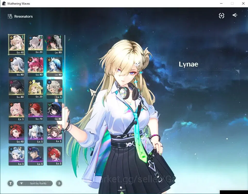 Wuthering Waves Accounts SEA|UL 60|6 Limited|(Galbrena,Lynae,Lupa)+Sign,Hiy image 2
